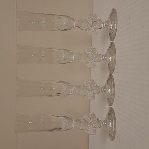 Set of 4 Nachtmann Liquor  Stemware with Cherry Detail